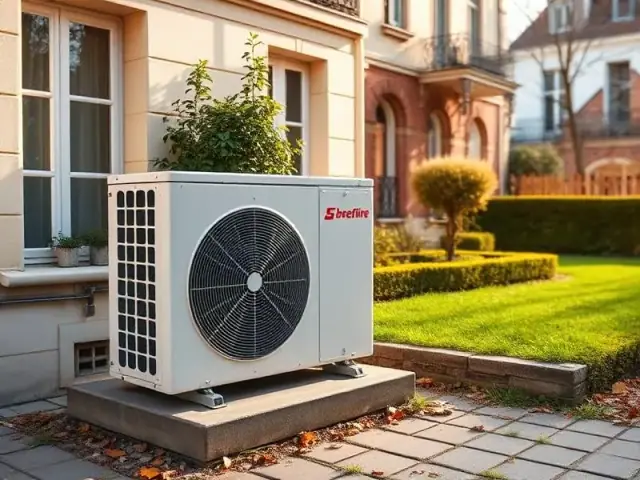 Installation d'une pompe à chaleur air/eau en façade